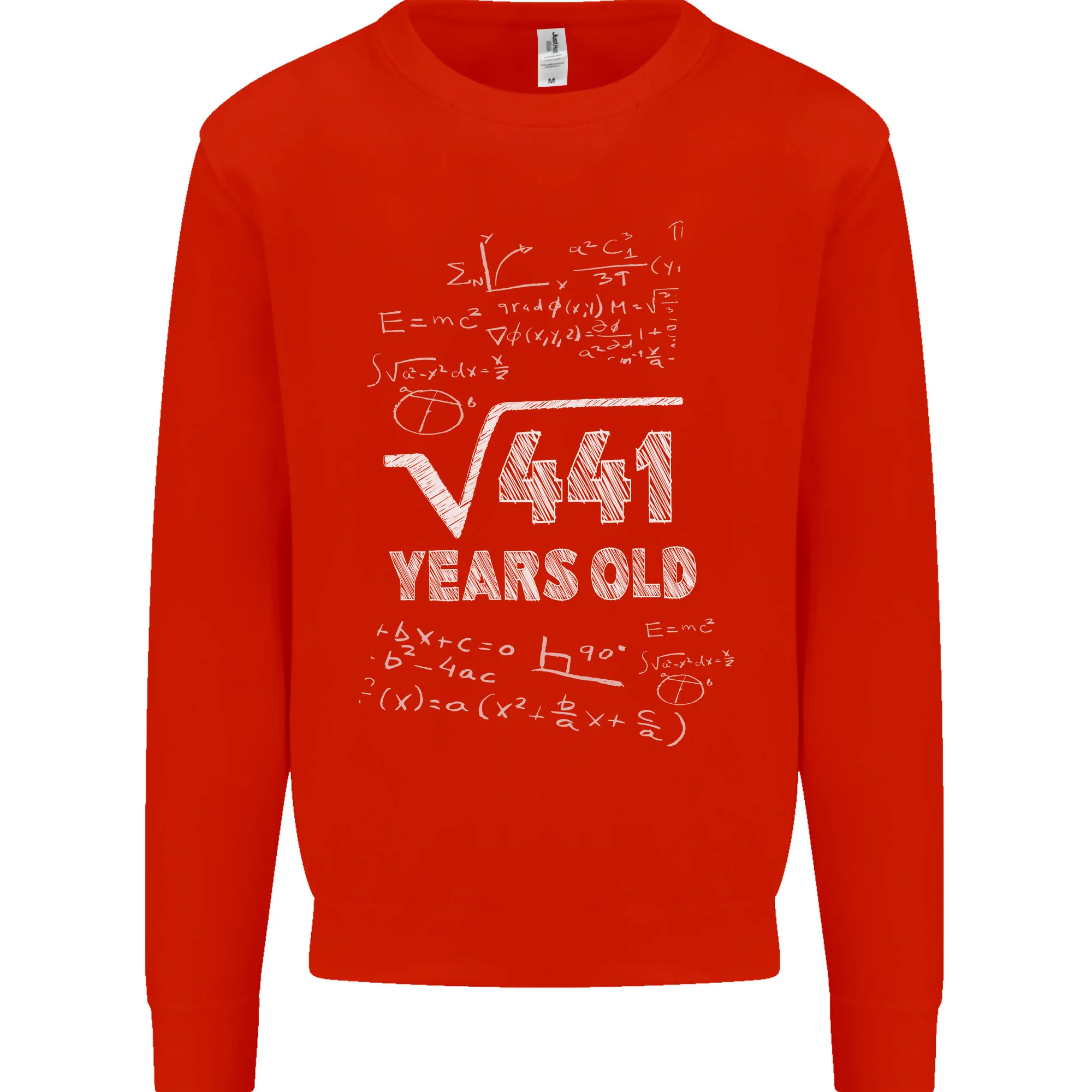 21st Birthday 21 Year Old Geek Funny Maths Mens Sweatshirt Jumper