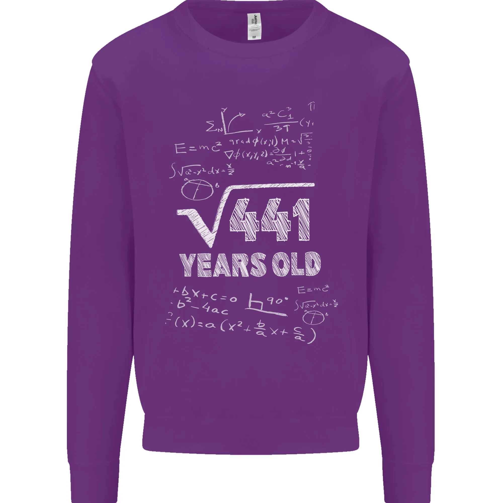 21st Birthday 21 Year Old Geek Funny Maths Mens Sweatshirt Jumper