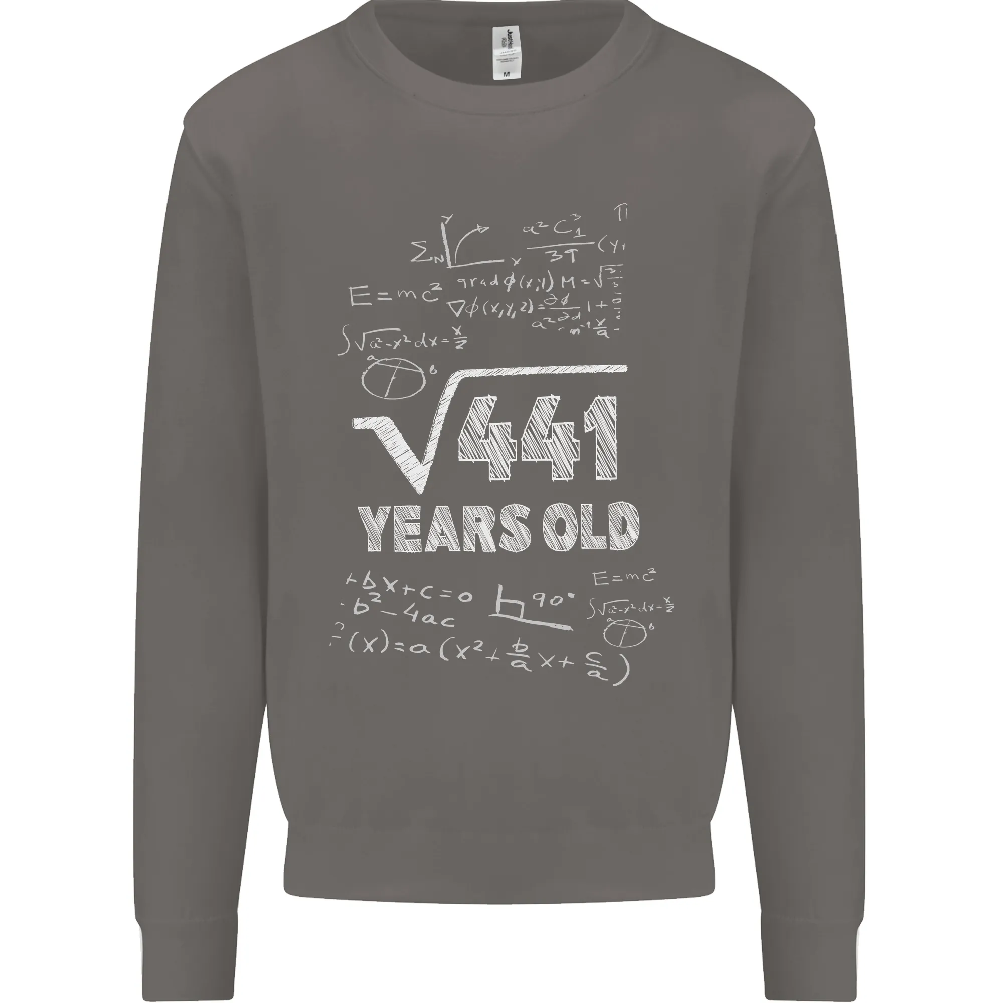 21st Birthday 21 Year Old Geek Funny Maths Mens Sweatshirt Jumper