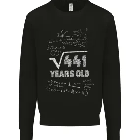 21st Birthday 21 Year Old Geek Funny Maths Mens Sweatshirt Jumper