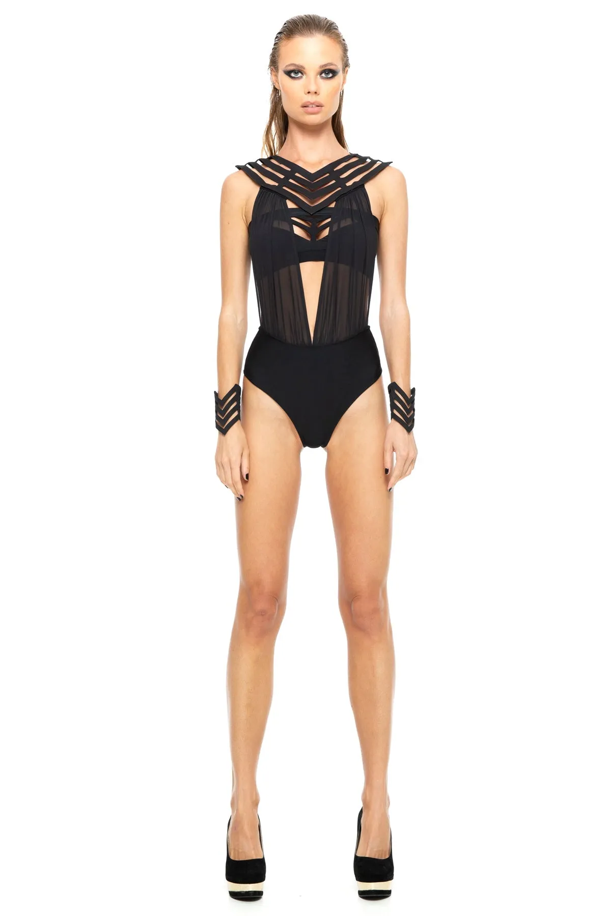 5D x Stellar Dust Hera One Piece - mesh top - last size XL, XXXL