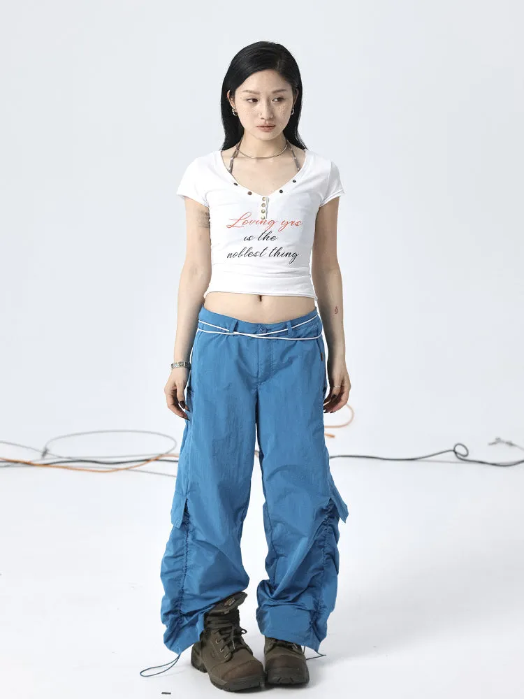 Achihara Workwear Cargo Pants Fishtail Skirts