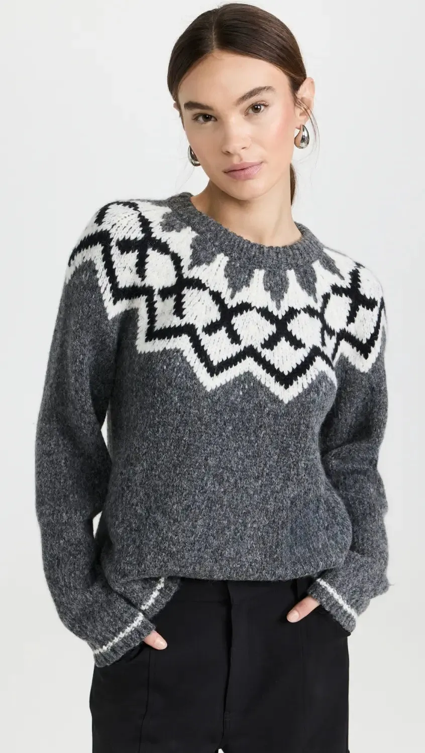 Alexa Heather Grey Sweater