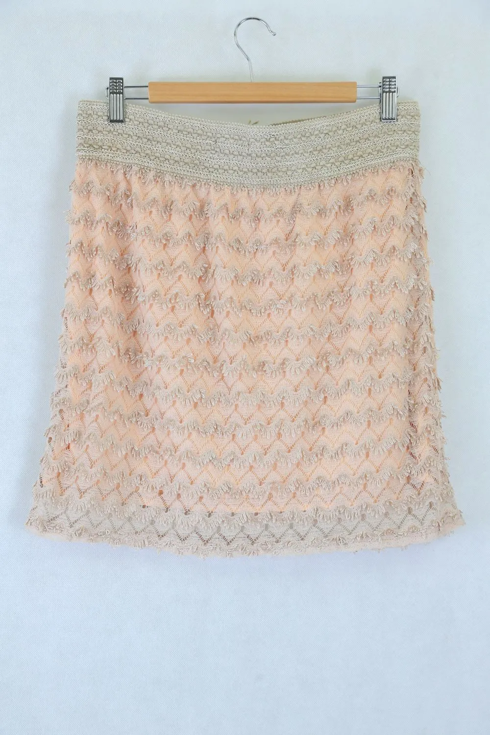 Avocado Lace Blush Mini Skirt 14