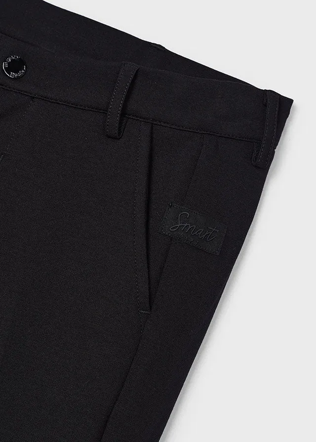 AW24 Mayoral Boys Black Chinos 4528