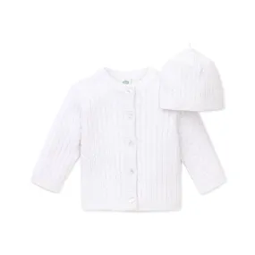 Baby Cardigan Sweater with Cap LLE00335N