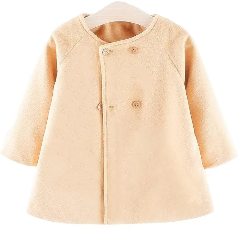 Baby Girl Boys Spring Winter Wool Blends Jacket Coat