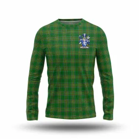 Balle Irish Clan Tartan Long Sleeve T-Shirt with Coat of Arms