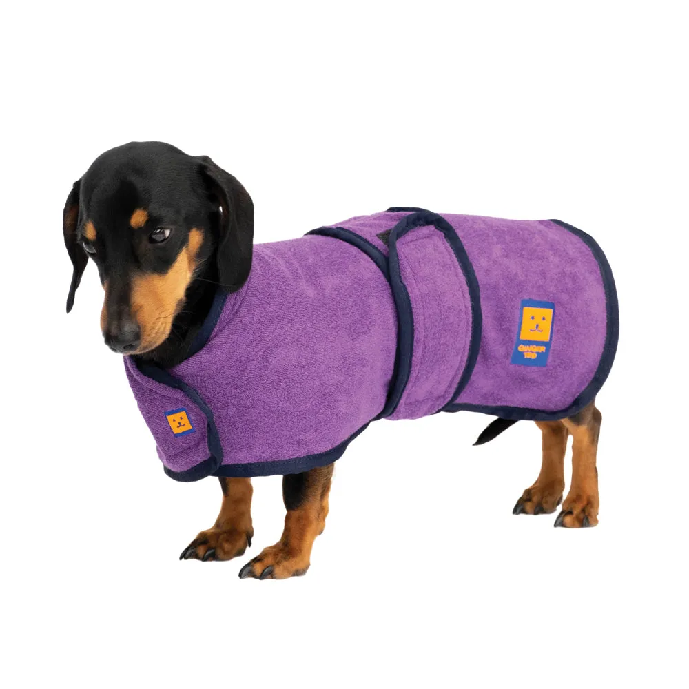 Bamboo Drying Dachshund Coat with FREE Paw & Face Towel