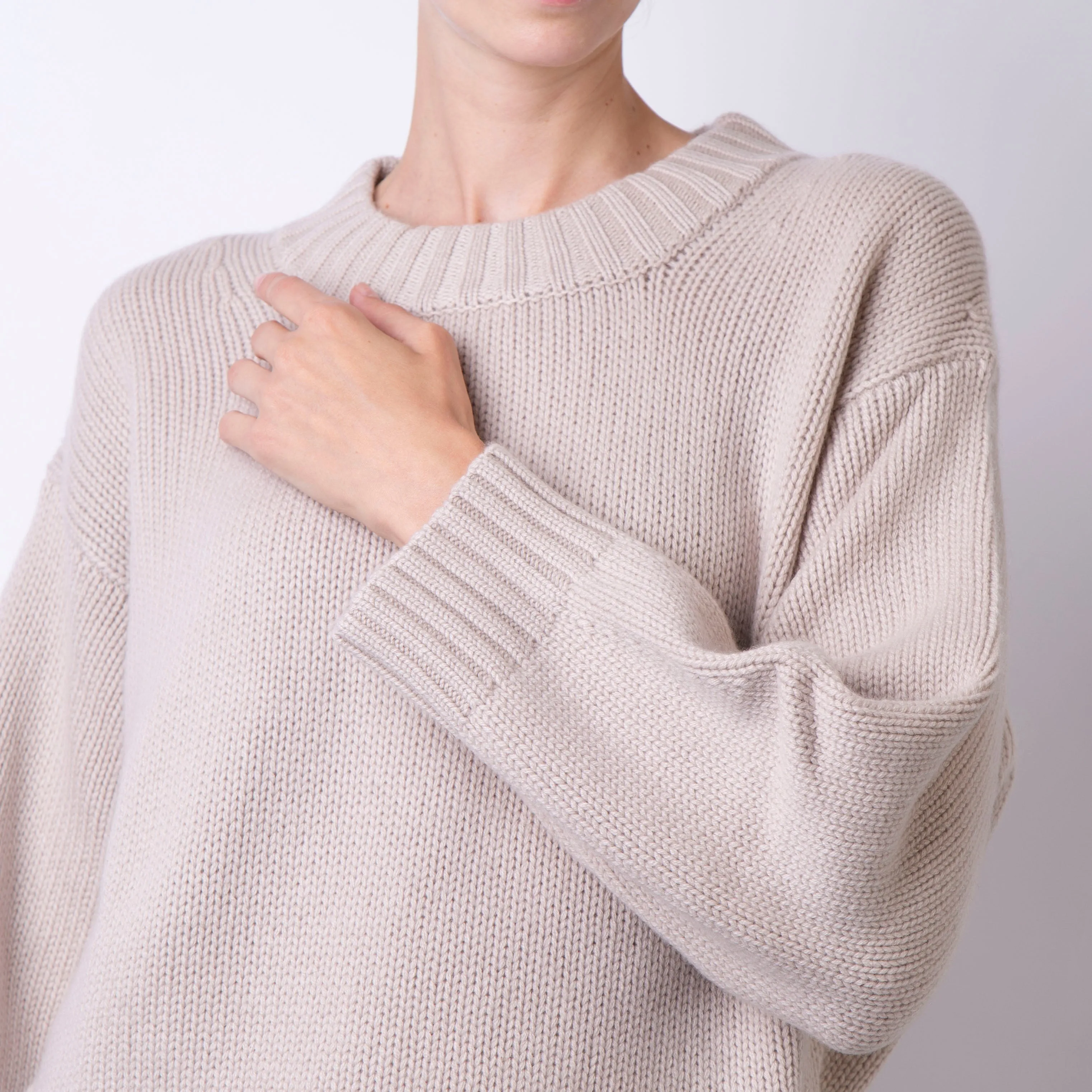 BE YOU SWEATER CD1177F4 310 BEIGE