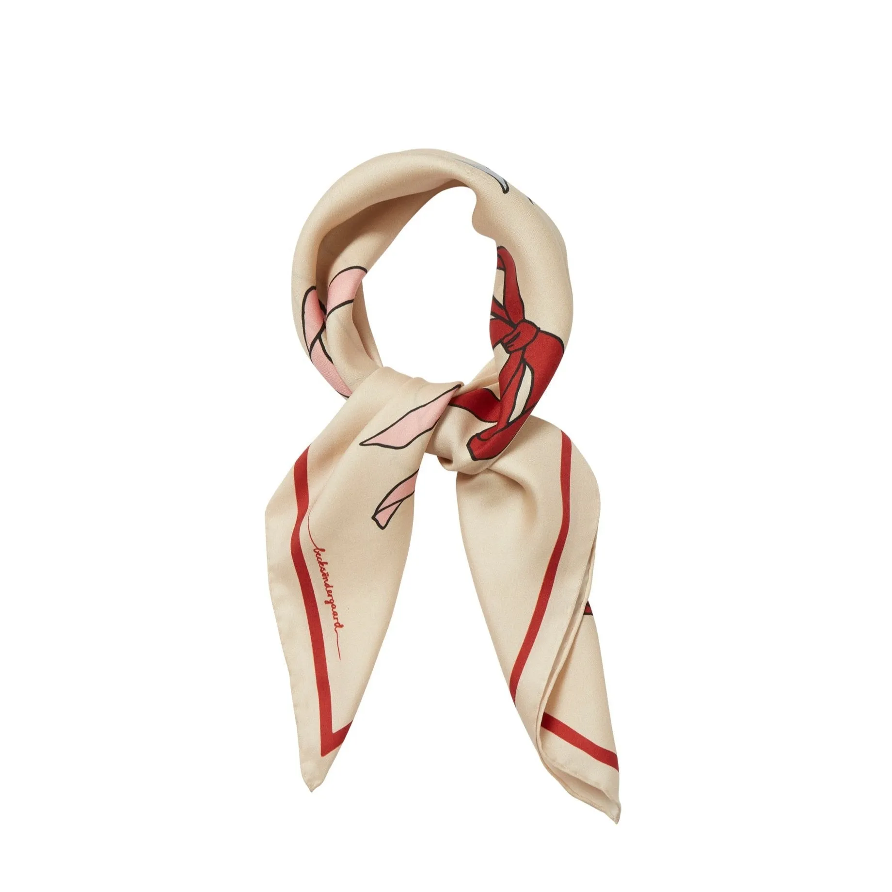 Becksöndergaard Multicolour Bow Twill Sia Scarf