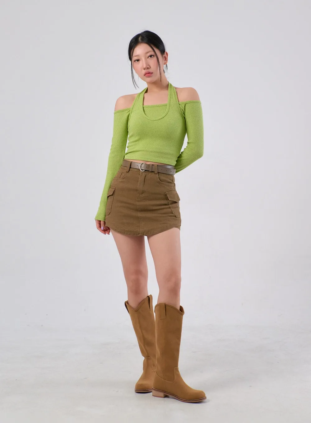 Belt Cargo Skort IA304