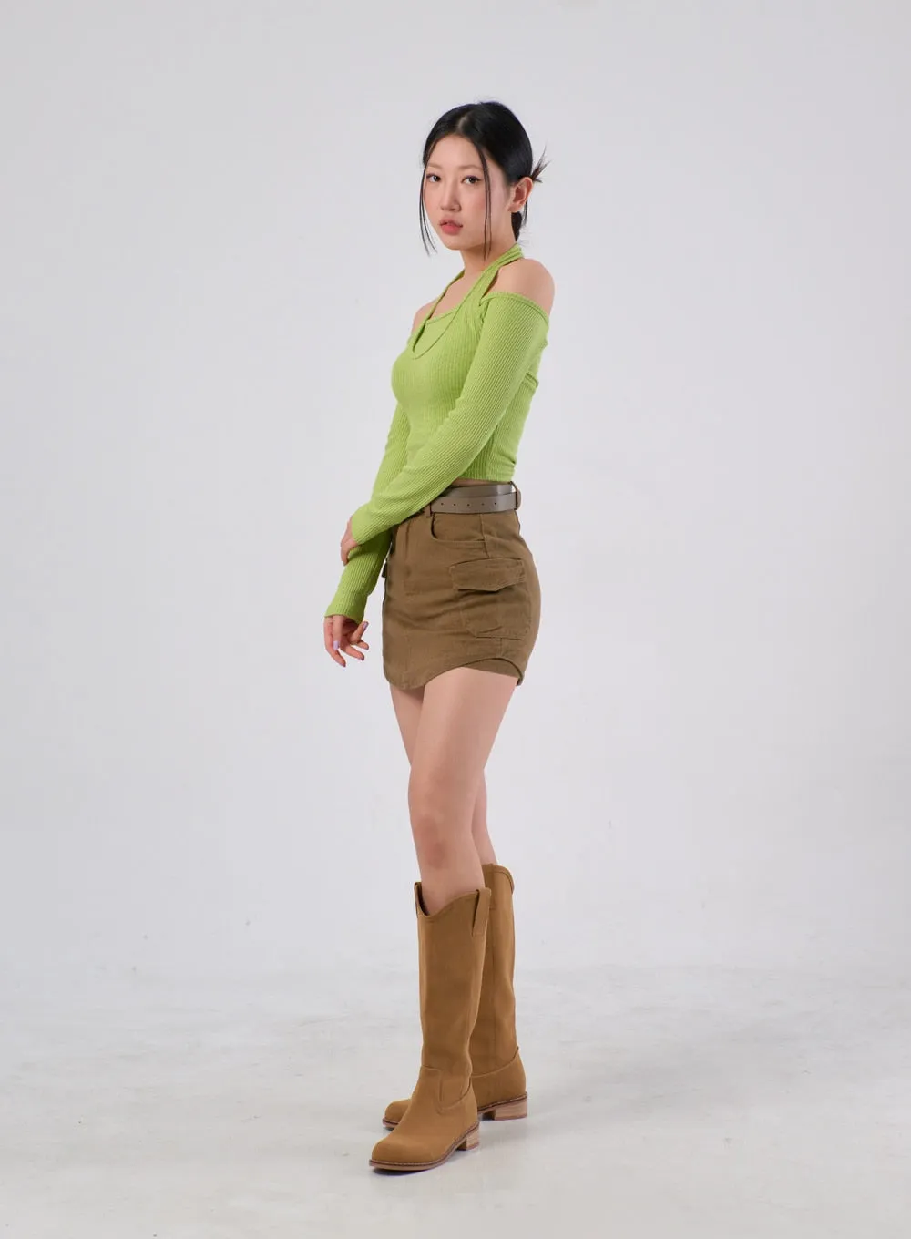 Belt Cargo Skort IA304