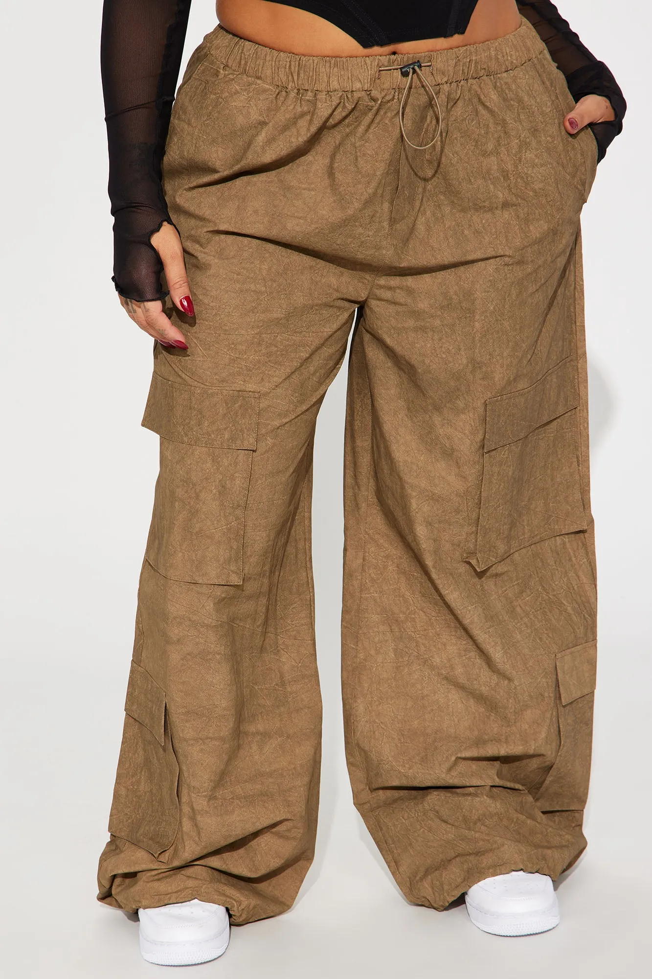 Better Not Mineral Wash Cargo Pant - Brown