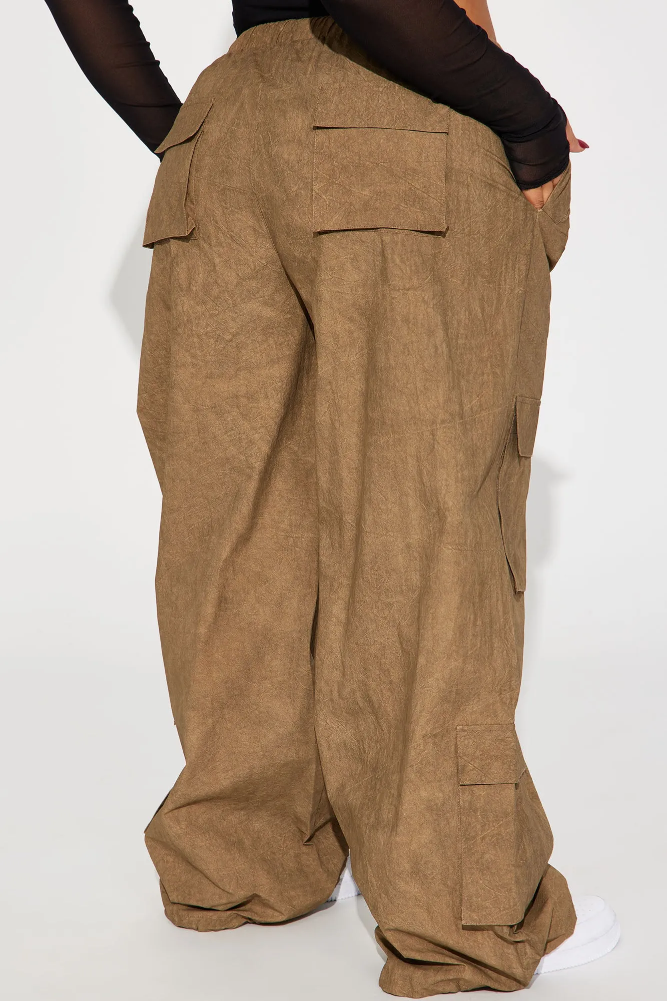 Better Not Mineral Wash Cargo Pant - Brown