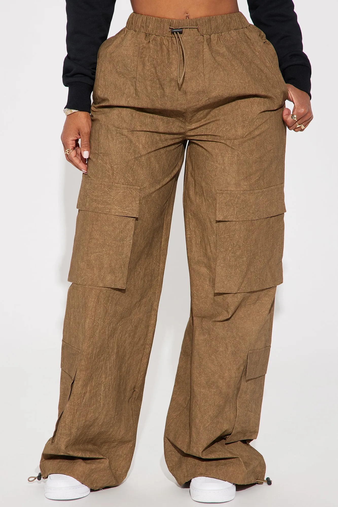 Better Not Mineral Wash Cargo Pant - Brown