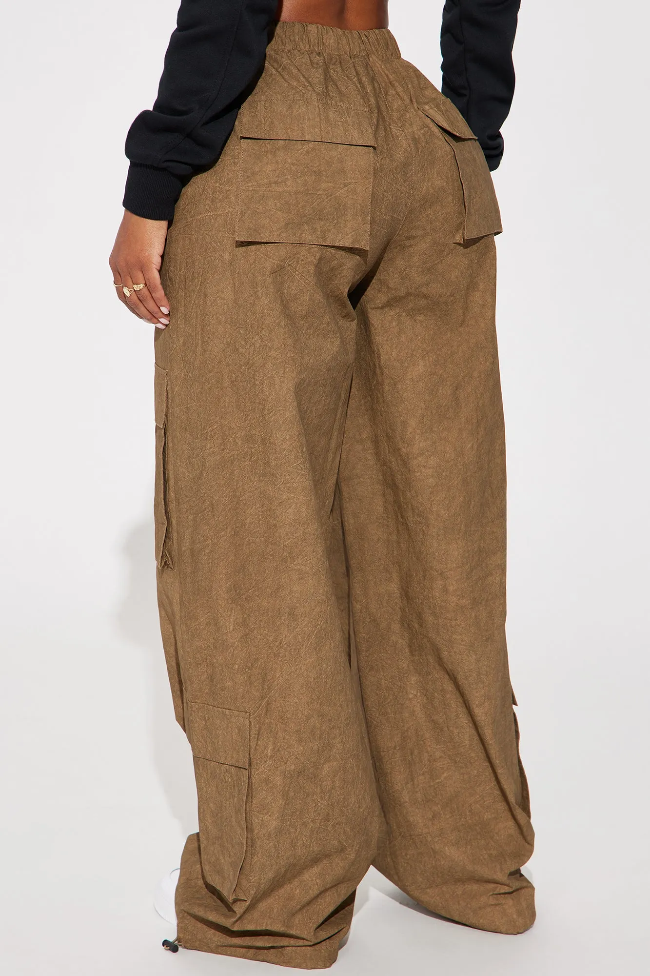 Better Not Mineral Wash Cargo Pant - Brown