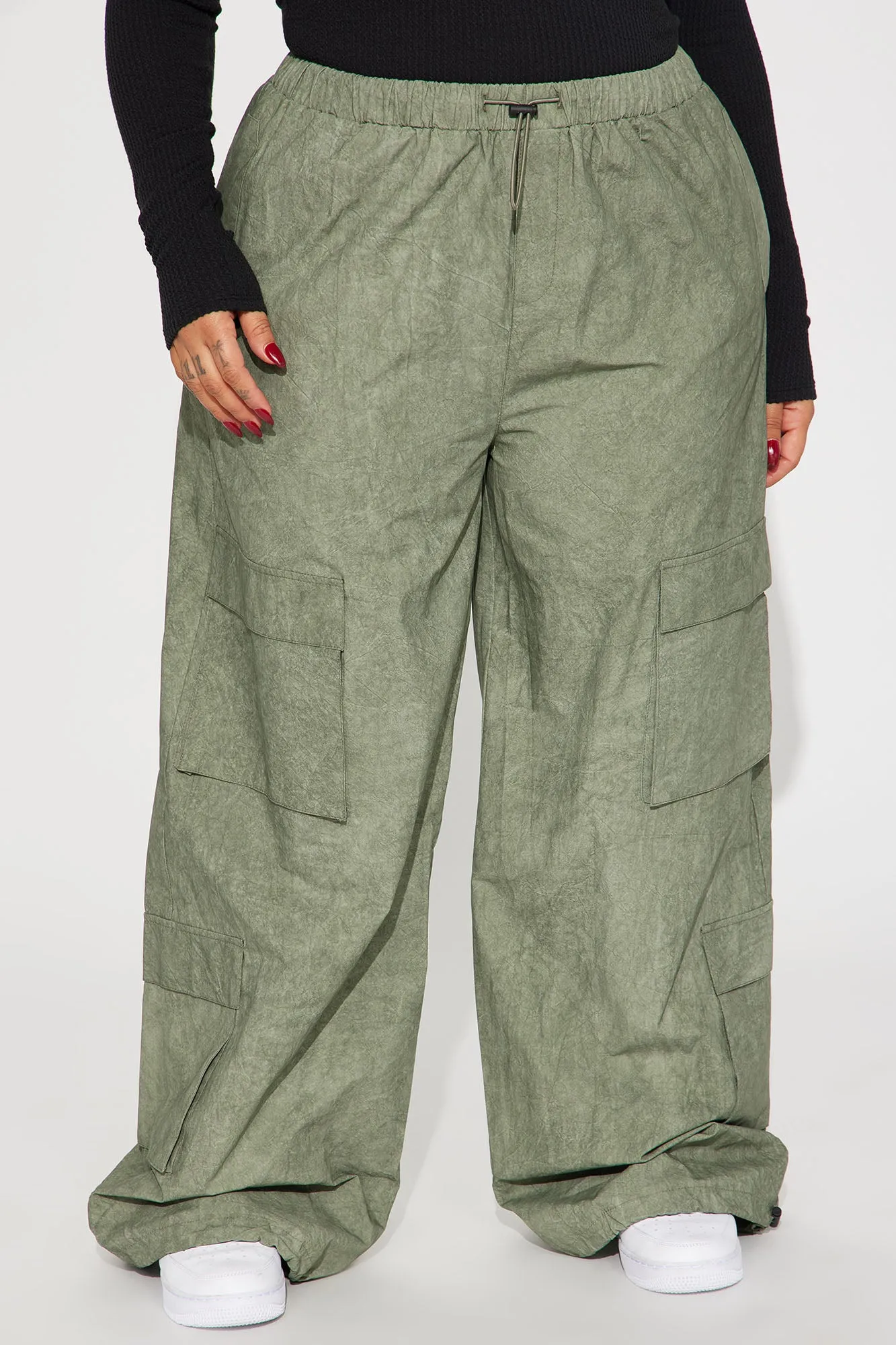 Better Not Mineral Wash Cargo Pant - Sage