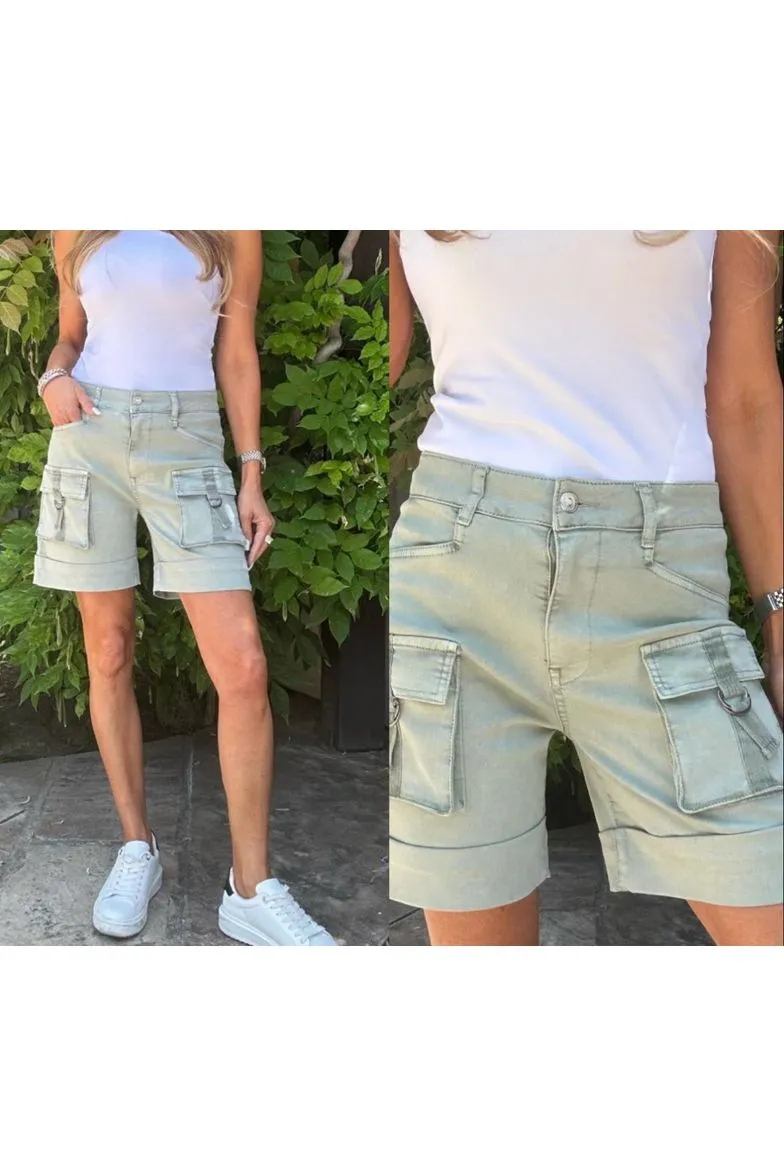 Bevy Flog Kim Cargo Shorts | Sage