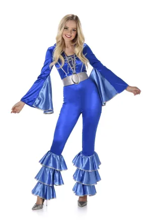 Blue Disco Jumpsuit - Buy Online Only