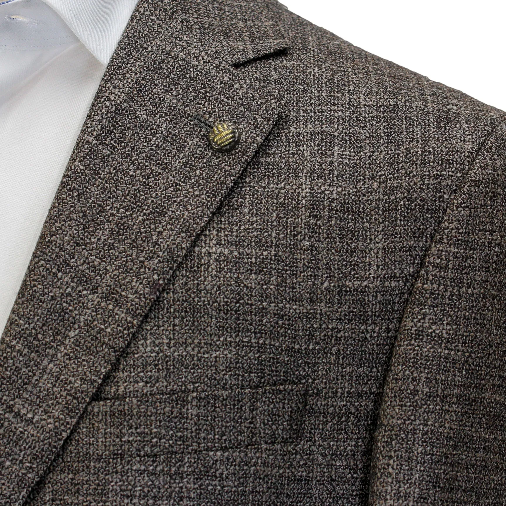 Brown Mélange Tweed Madison Contemporary Fit Wool Sport Coat Vitale Barberis - Jack Victor 1913