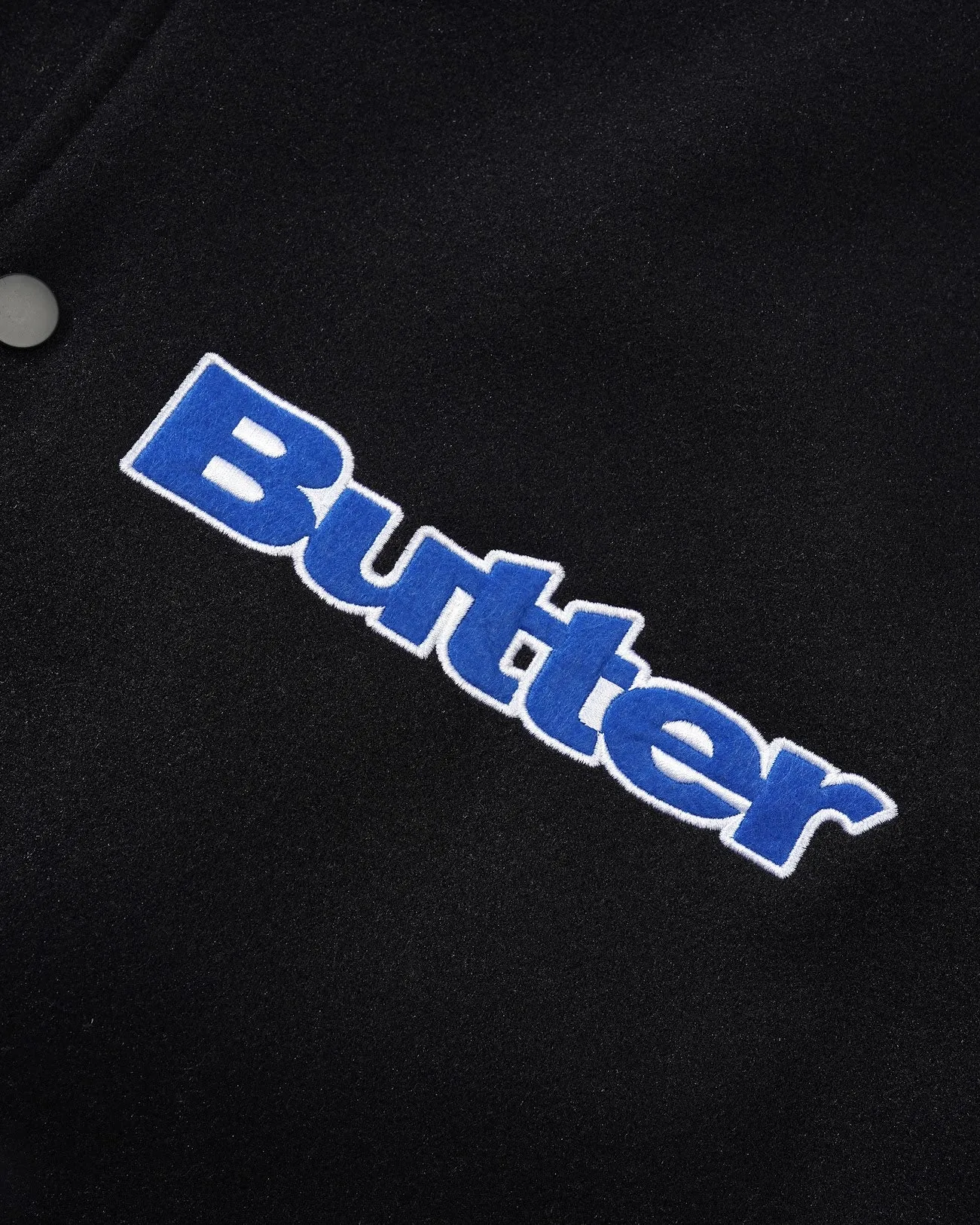 Butter Goods - Blue Note Varsity Jacket, Navy / Cream