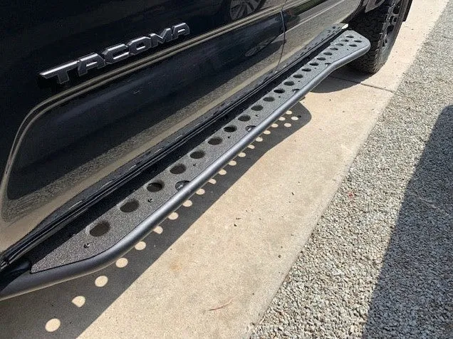 Cali Raised LED Step Edition Rock Sliders For Toyota Tacoma 2005 