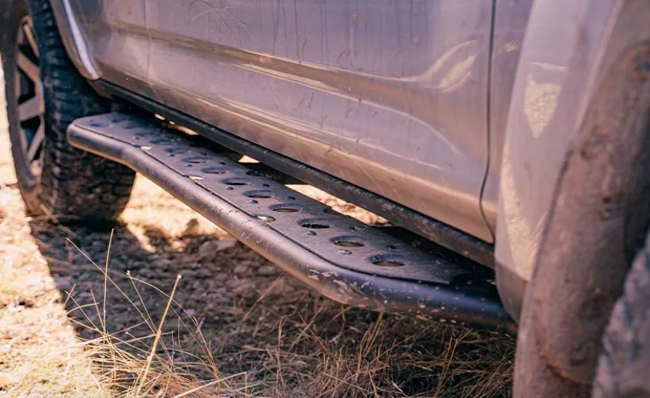 Cali Raised LED Step Edition Rock Sliders For Toyota Tacoma 2005 