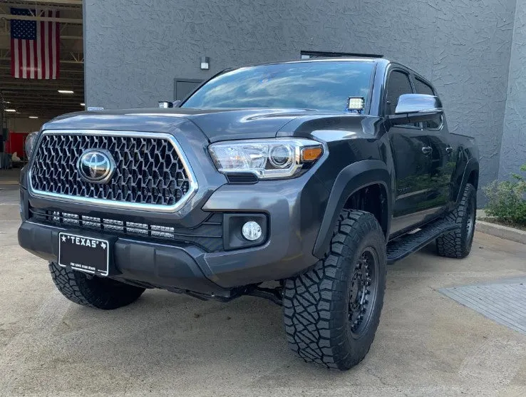 Cali Raised LED Step Edition Rock Sliders For Toyota Tacoma 2005 