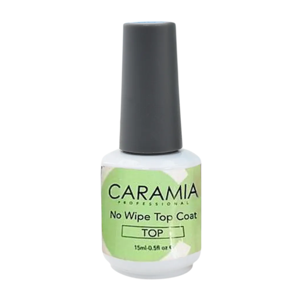 Caramia No Wipe Top Coat, 0.5 oz