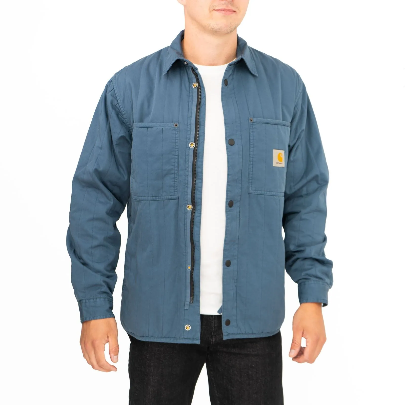 Carhartt WIP Men Blue Skyler Overshirt Utility Jacket