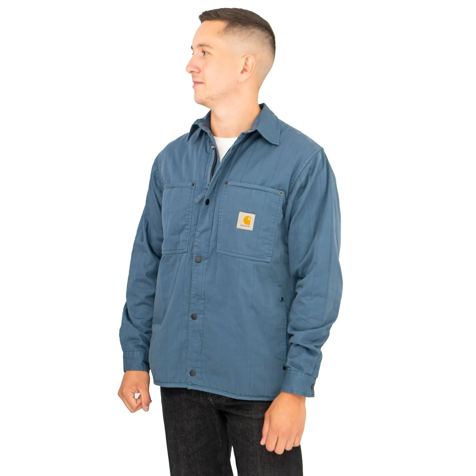 Carhartt WIP Men Blue Skyler Overshirt Utility Jacket