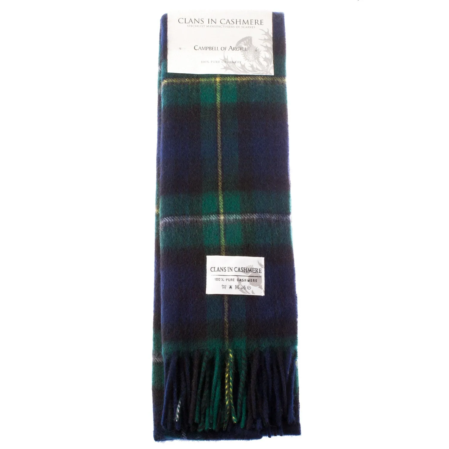 Cashmere Scottish Tartan Clan Scarf  Campbell Of Argyll