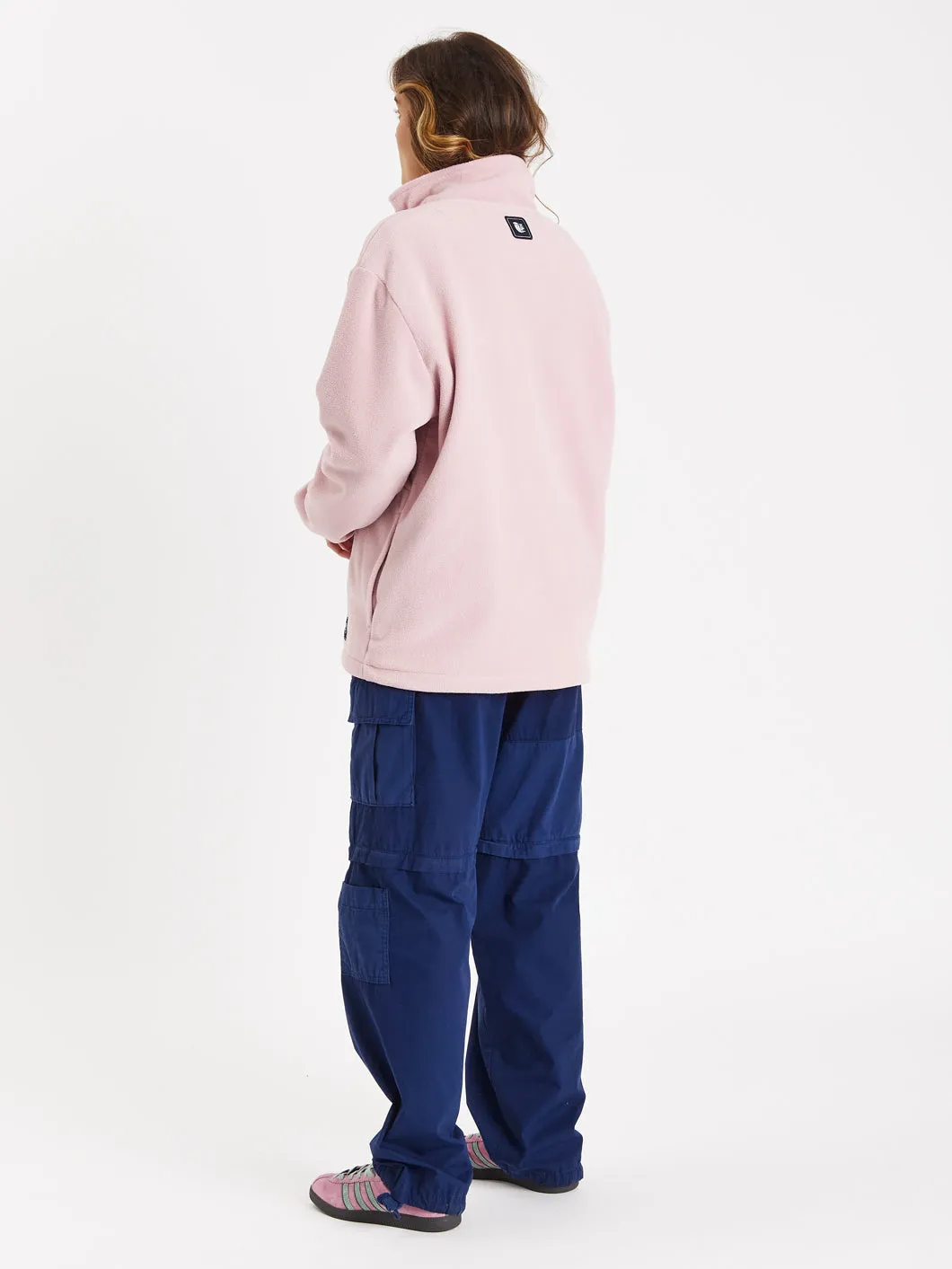 Cecily 1/4 Zip Fleece Dusty Pink