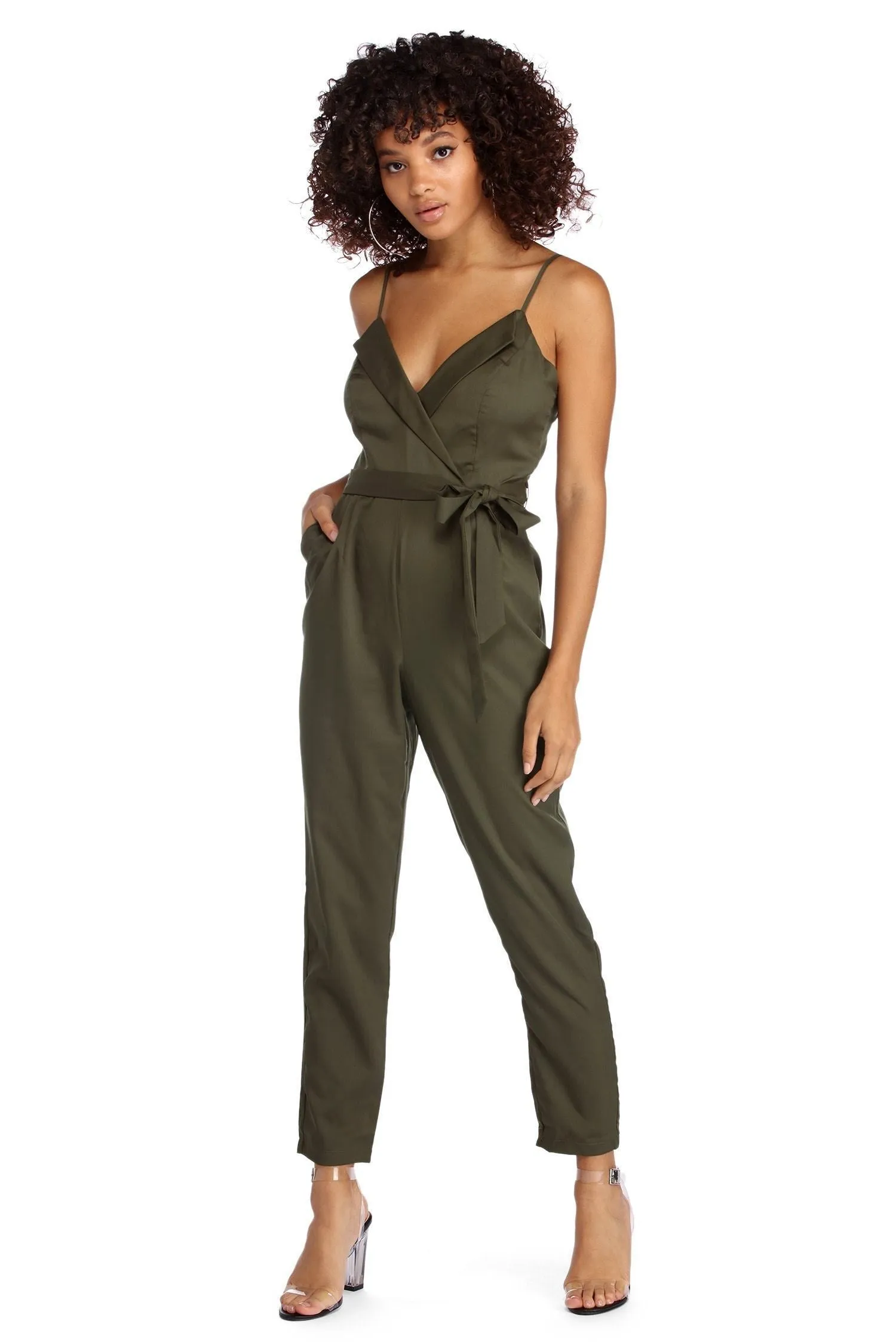 Classic Chic Tapered Jumpsuit