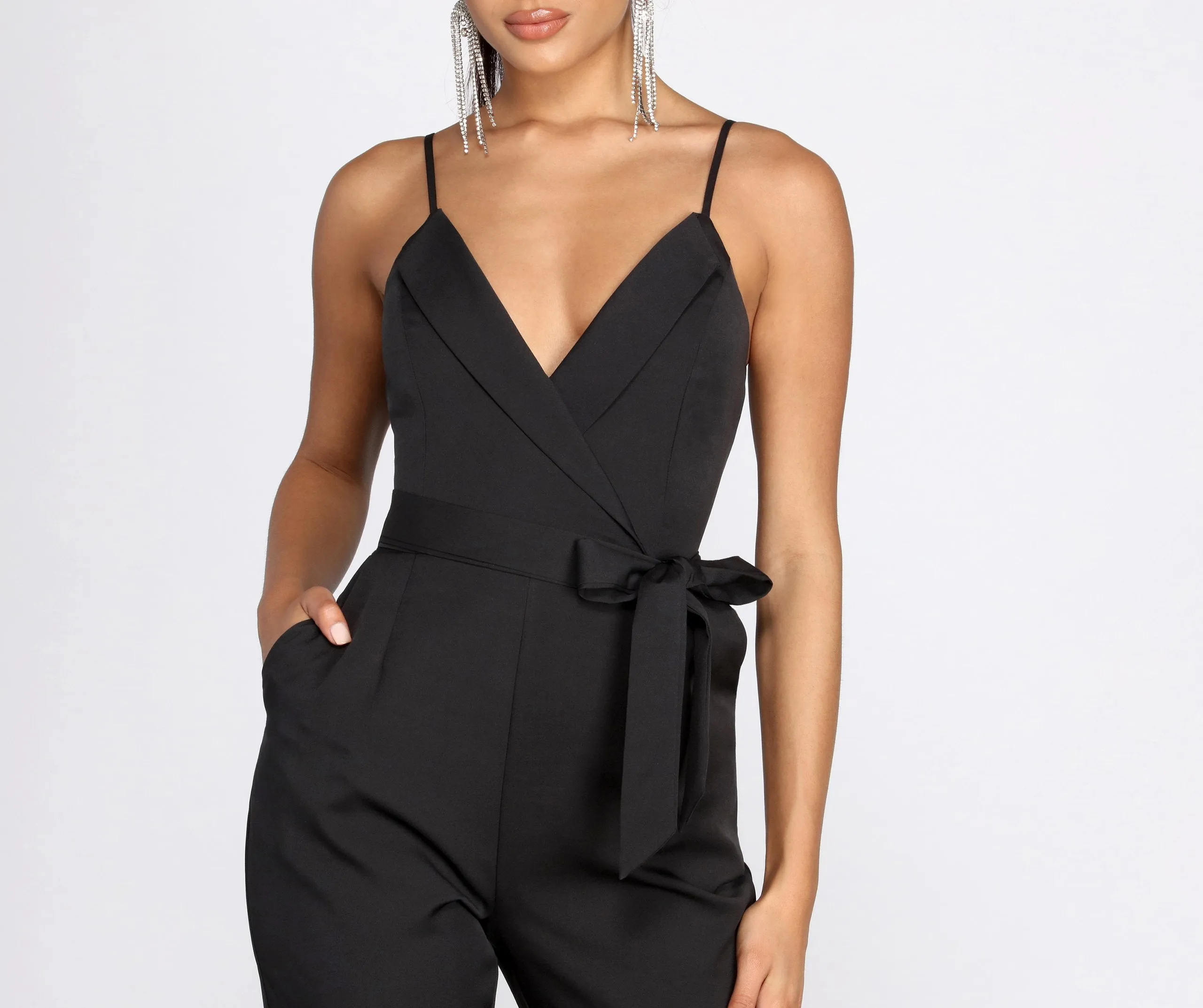 Classic Chic Tapered Jumpsuit