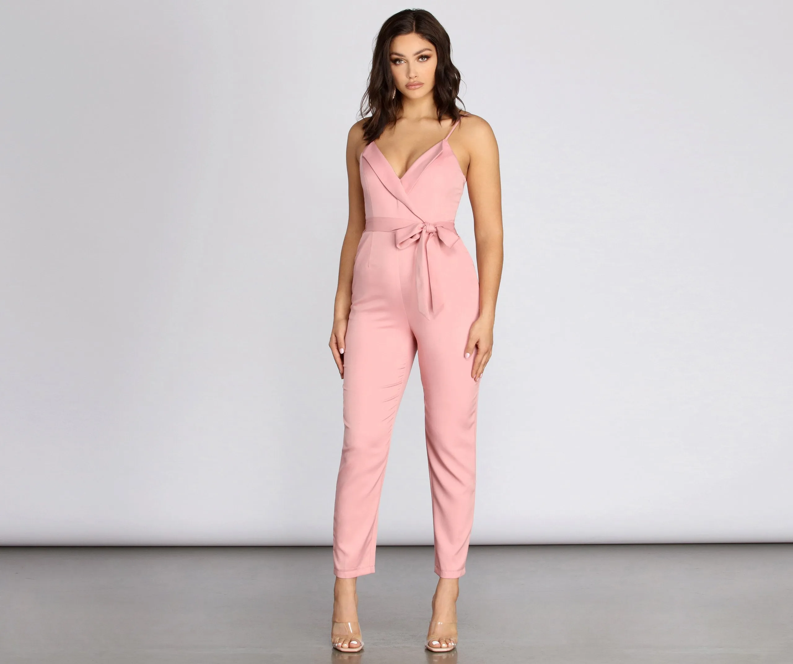 Classic Chic Tapered Jumpsuit