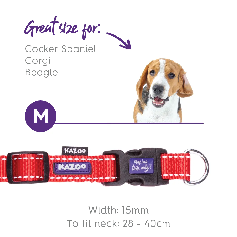 Classic Easy-clip Dog Collar - Red