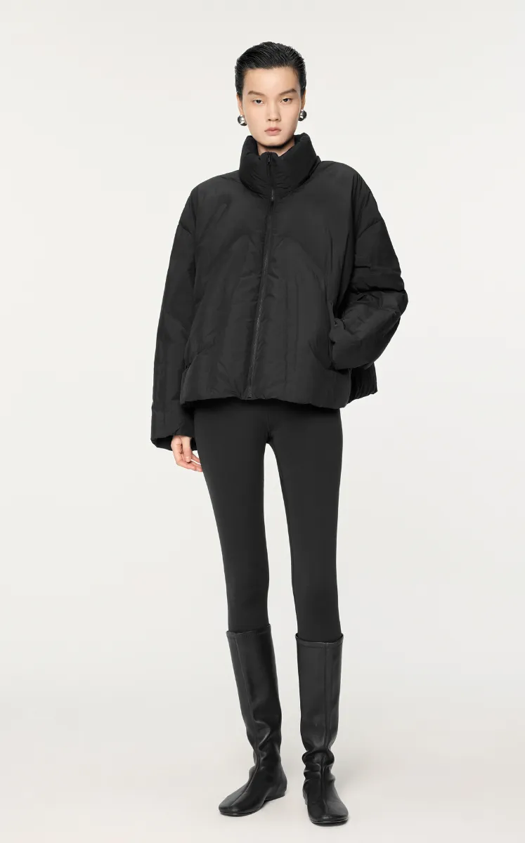 Coat / JNBY Oversized A-Line Quilted Down Jacket