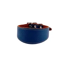 Colima Fish Tail Combo Leather Dog Collar