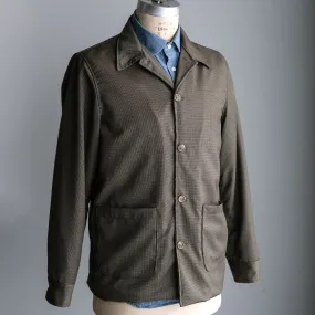 Corso Jacket Olive Hazel Houndstooth Tropical Wool