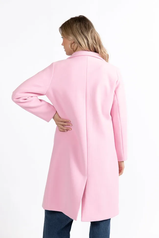 Cozy Love Pink Coat FINAL SALE