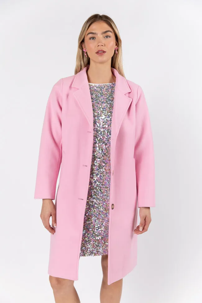 Cozy Love Pink Coat FINAL SALE