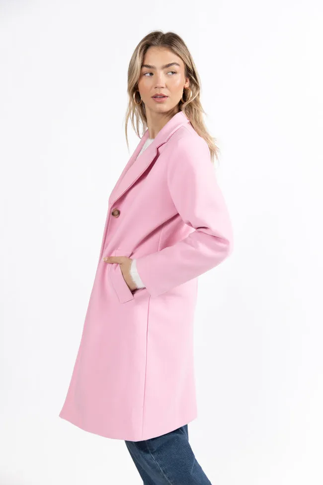 Cozy Love Pink Coat FINAL SALE