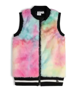 Deux Par Deux Sleeveless Rainbow Vest