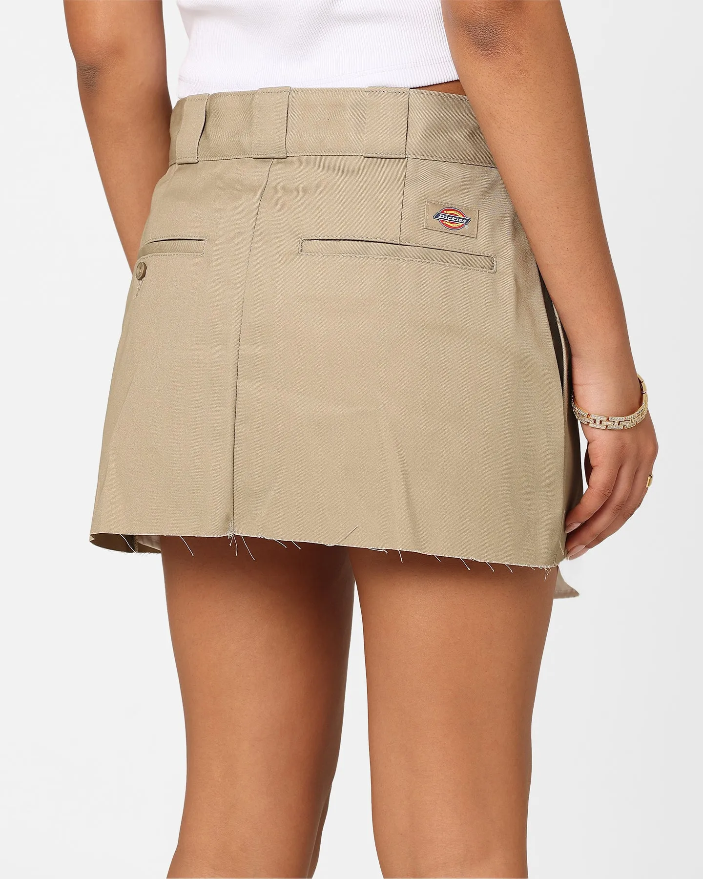 Dickies Women's 874 Mini Skirt Khaki