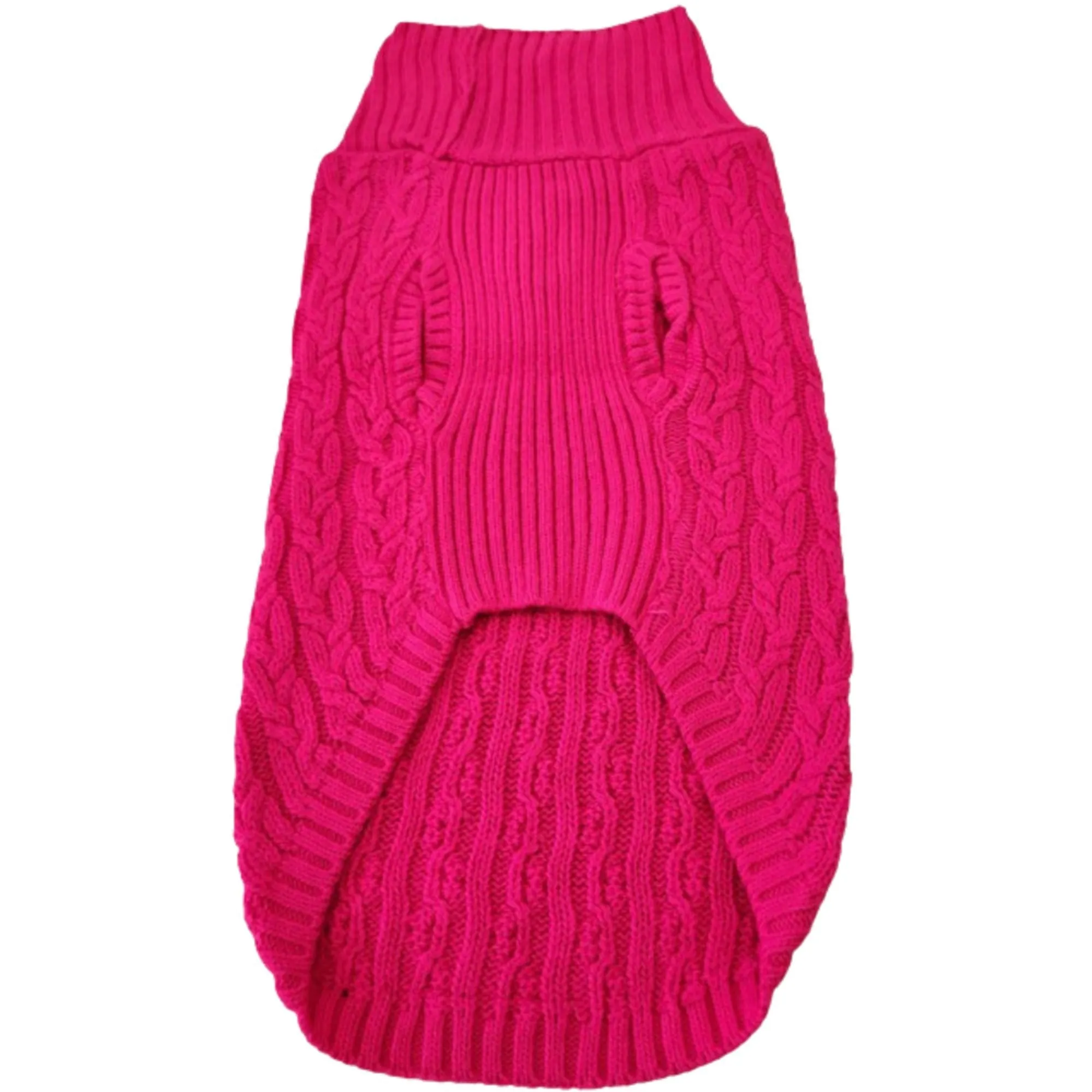 Dogs and Cats Colorful Knitted Turtleneck Sweater for Dogs