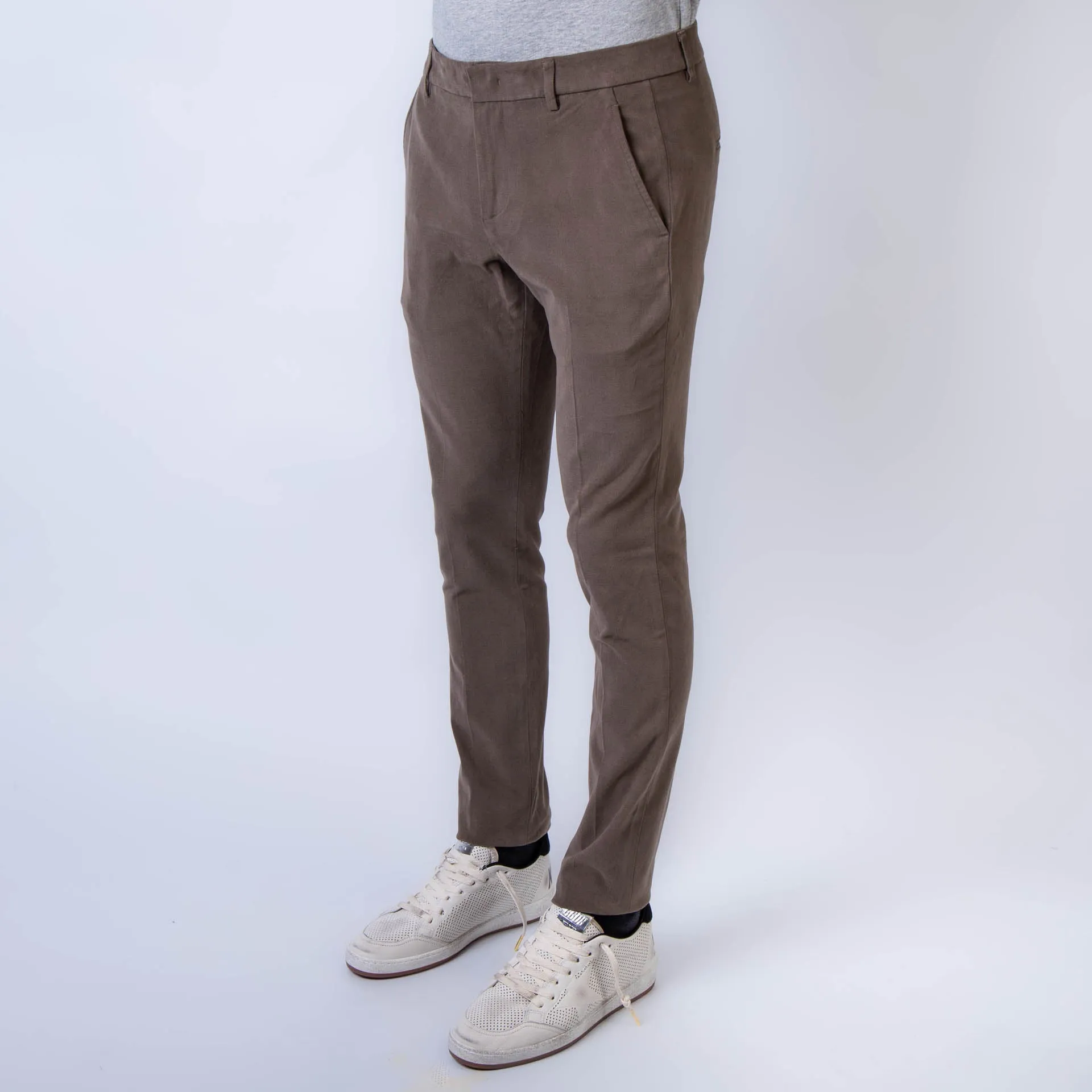 DONDUP TROUSERS UP235 GS0087 002 027 DOVE