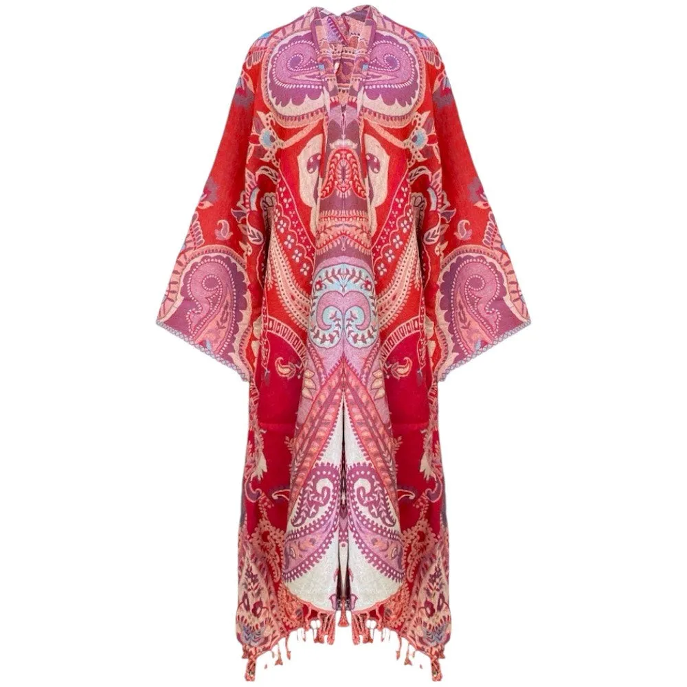 Dugadda Pink Kimono Coat ONE OF A KIND