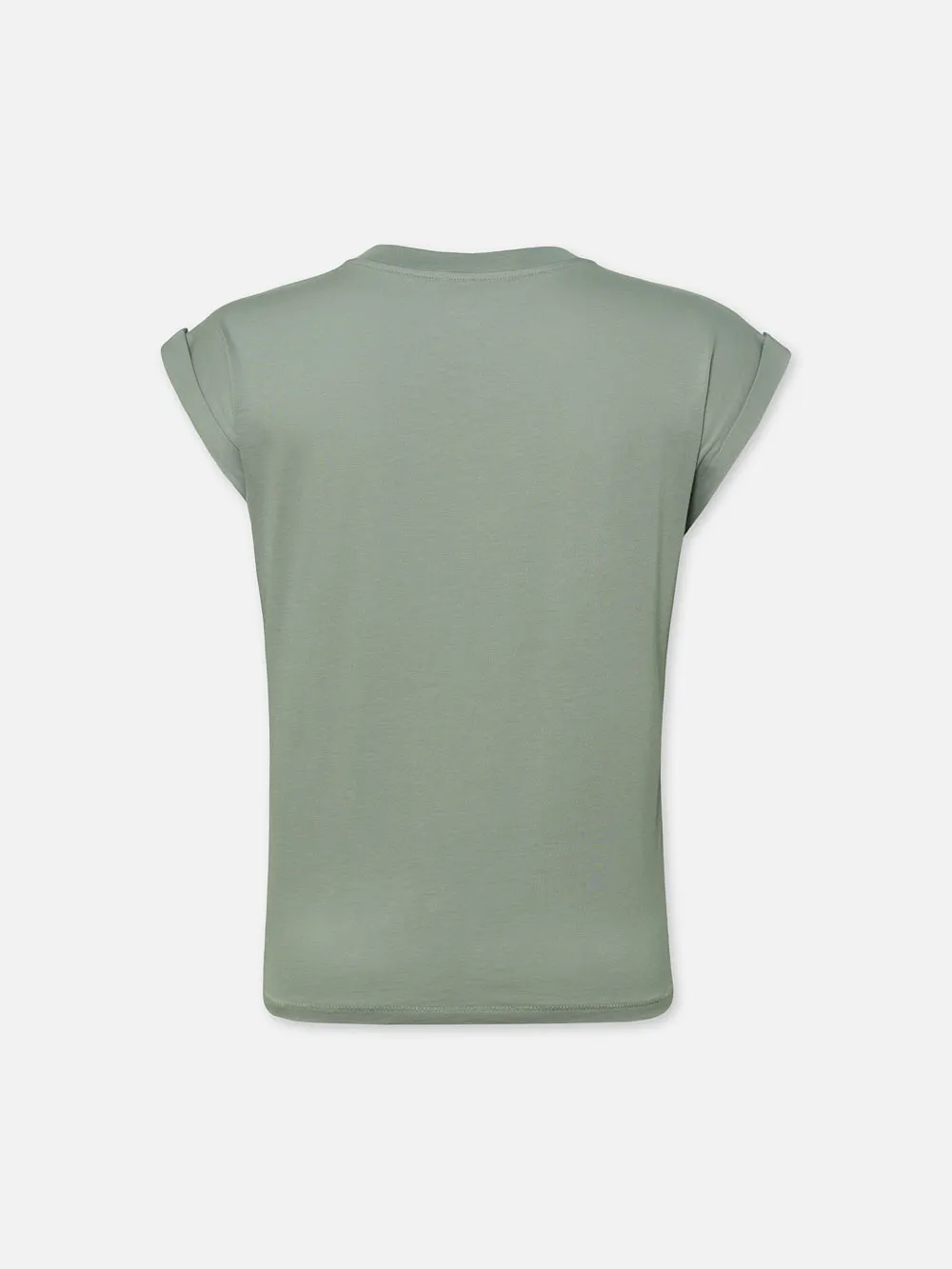 Easy V-Neck Tee -- Sage